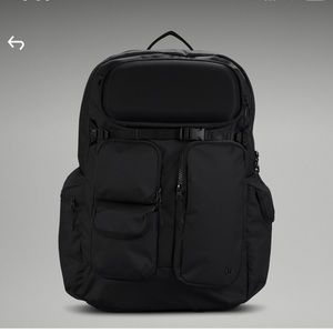 Lululemon cruiser backpack. Black and grey. 22L.